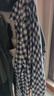 MUJI[自营限定款]男士无侧缝 双层纱织睡衣 纯棉家居服 藏青色格纹 M 实拍图