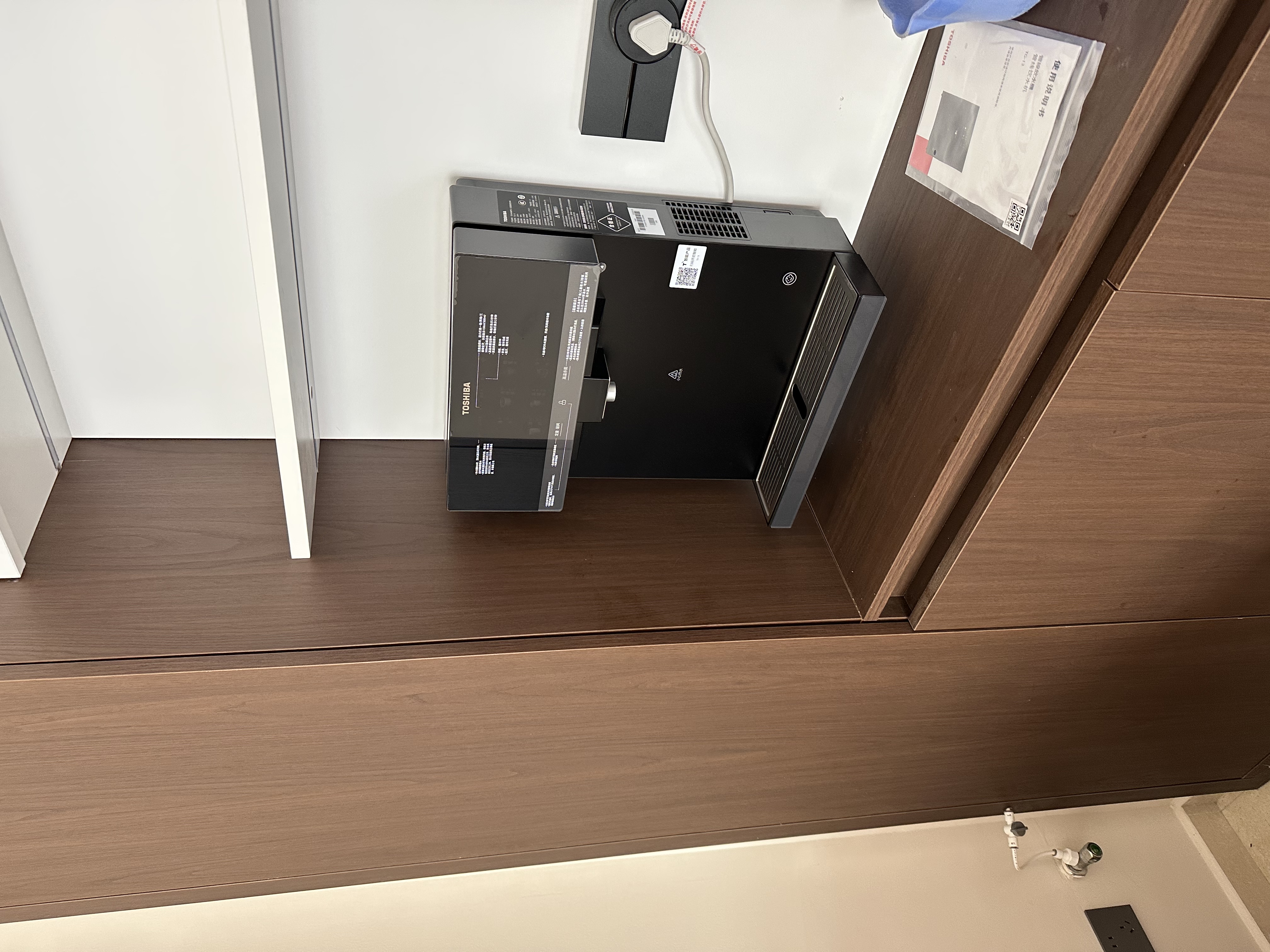 东芝（TOSHIBA）【大白梨TG-13 质保5年】壁挂管线机全通量适配 精钢芯速热 10℃制冷 UV杀菌贴心夜灯 直饮机家用 实拍图