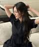斐乐 斐乐官方女装梭织工装连衣裙夏季时尚凉感防晒收腰裙子 正黑色-BK M 165/84A/M 实拍图