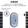 罗技（Logitech）PEBBLE 2.0 无线蓝牙鼠标 静音鼠标 办公鹅卵石便携 升级Pebble2代 蓝色 实拍图