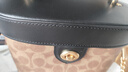 蔻驰（COACH）【品牌直供】奢侈品女包KAY盒子包斜挎包棕CBQ35 生日礼物送女友 实拍图