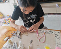苏拉达掐丝珐琅风铃diy材料包 非遗手工创意装饰挂件景泰蓝新手入门制作绘画diy工具套装节日礼物DIY582 实拍图