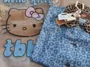 野兽派家居（tbh）三丽鸥Hello Kitty天丝棉家居服套装可外穿睡衣 短款 牛仔豹纹 S 实拍图
