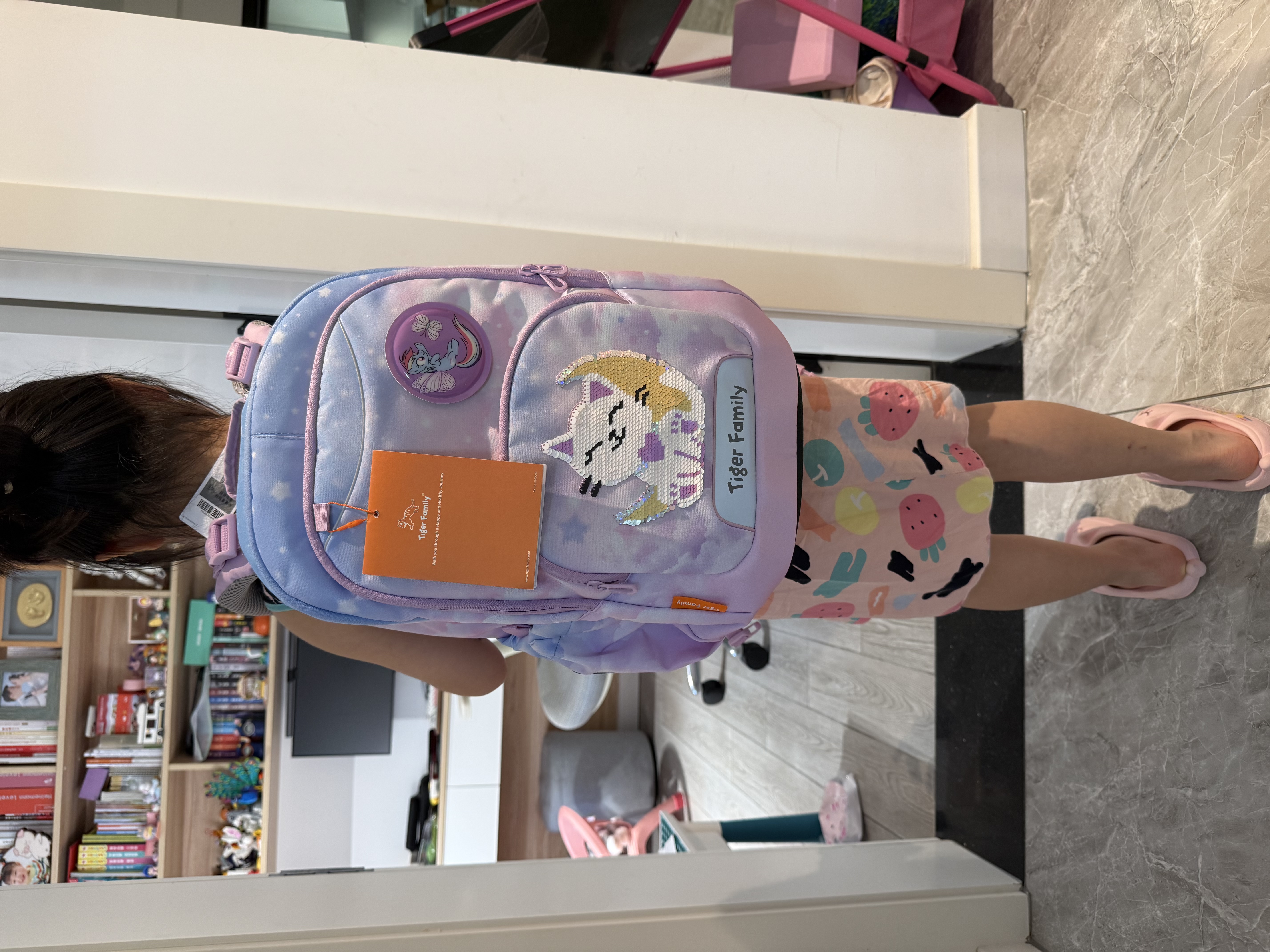 TigerFamily虎米小学生书包1-3年级儿童入学背包男女孩护脊大容量双肩包 实拍图
