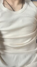 马登工装美式棉背心男健身运动老头汗衫无袖t恤跨栏重磅螺纹坎肩打底 米白色 【拍2件减5元/显肌肉/夏季外穿/男士居家】 L 【推荐135-150斤】 实拍图