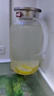 青苹果 凉水壶 高硼硅玻璃茶水分离耐热耐高温冷水壶泡茶杯大容量1.95L 实拍图