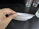 景德镇陶瓷家用吃饭碗盘汤碗泡面碗纯白简约餐具洗碗机可用乔迁之喜礼物 【礼盒装】月白-8英寸月光汤盘*6 实拍图