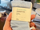 全棉时代儿童袜子7A抗菌婴幼儿宝宝纯棉透气中筒袜 咖蓝白 12-14cm 实拍图