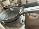 美的（Midea）钛陶电炒锅 电蒸锅宿舍煮锅炒菜专用分体式家用多功能一体电火锅煎锅5.5L多用途锅HCG3218S配蒸笼 实拍图