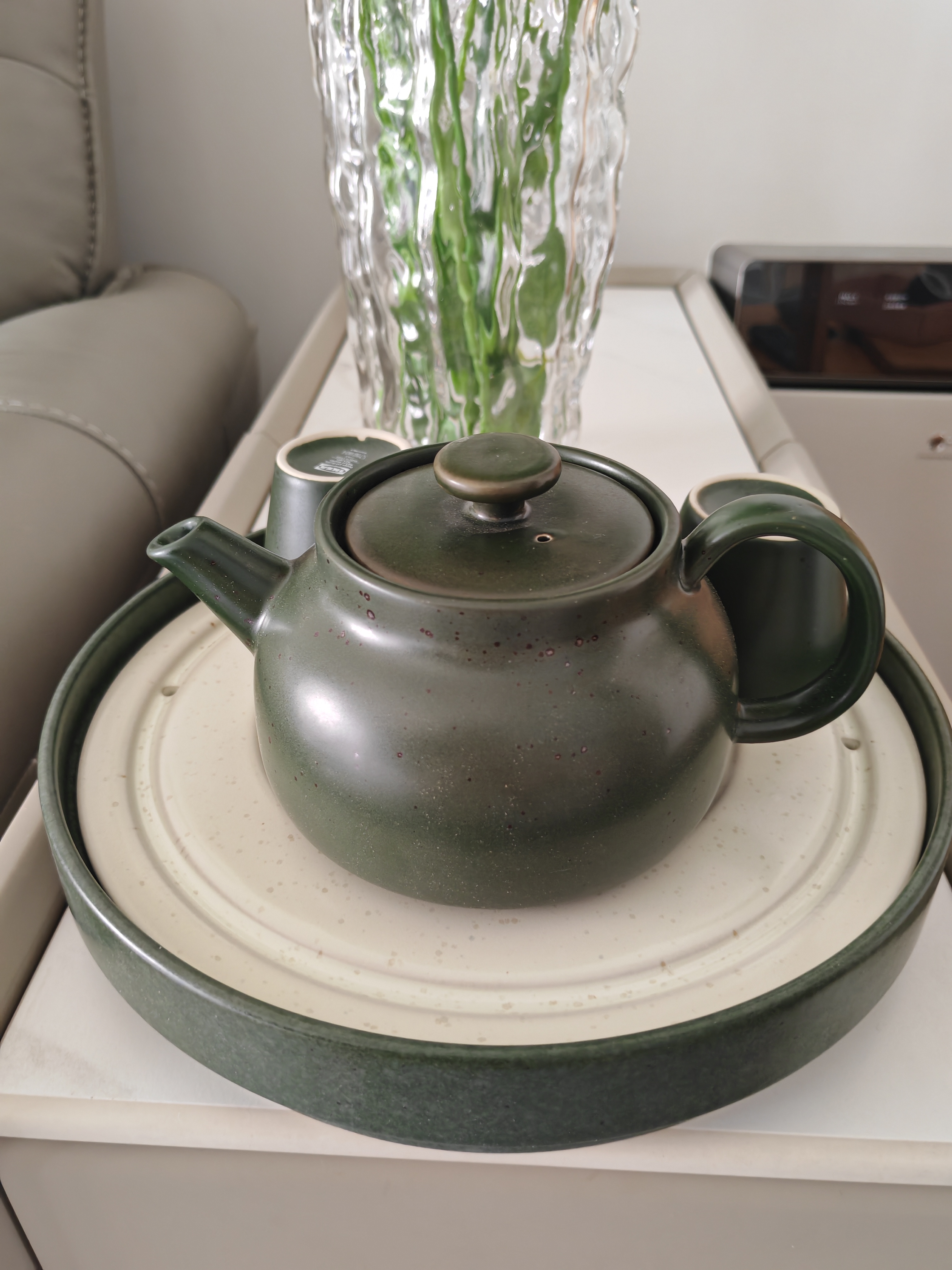 宜家（IKEA）胡斯贝洛托茶壶耐高温礼物茶具办公室泡茶器家用 茶壶+底盘+茶杯x2 实拍图