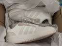 adidas ENTRAP美式校园风运动少年感复古篮球风板鞋男女阿迪达斯   白色/粉色   35.5 实拍图