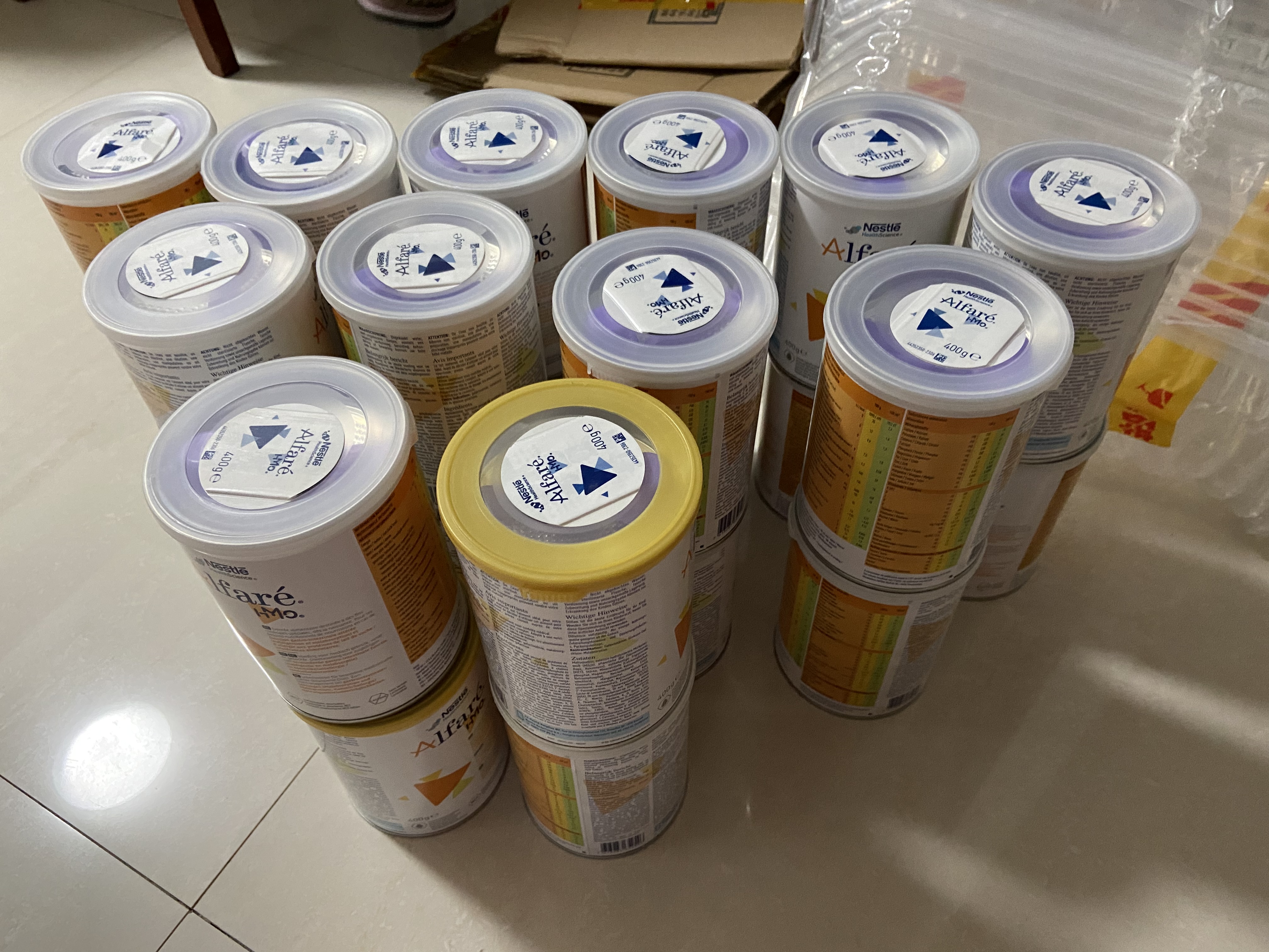 雀巢荷兰版蔼儿舒肽敏舒含HMO低乳糖深度水解奶粉葛儿舒无乳糖全阶段 荷兰版 蔼儿舒无乳糖 400g*4罐 实拍图