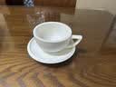 MHW-3BOMBER轰炸机泽田杯 陶瓷杯咖啡杯带杯碟套装   专业拿铁艺术拉花杯压纹 实拍图