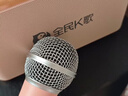 全民K歌便携式无线K歌音箱麦克风套装 超长续航家用KTV户外娱乐话筒音响一体V53粉色 实拍图