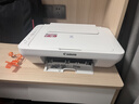 佳能（Canon）E478打印机复印扫描一体机家用无线手机连接打印彩色喷墨照片家庭作业卷子学生办公白色款A4 【E478 白】3in1无线家用 官方标配 实拍图