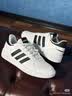 adidas COURTBEAT场下休闲篮球风板鞋男女阿迪达斯官方轻运动   乳白色/黑色   42.5 实拍图