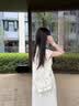 CRTNZO KROEZ轻奢包包女包2026年新款斜挎包女士水桶包生日礼物实用送女友老婆 米白-粉礼盒送女朋友老婆女生闺蜜生日礼物实用 实拍图