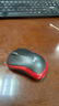 罗技（Logitech）M185鼠标 无线鼠标 办公鼠标 对称鼠标 黑色红边 带无线2.4G接收器 实拍图