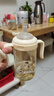 小土豆（potato）儿童水杯PPSU带吸管重力球大宝宝开学饮水杯 300ml 咖黄色 实拍图