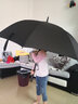 PEJAFAN大号雨伞男双层加厚加固结实抗风商务自动长柄伞双人伞晴雨两用伞 飓风抗风伞-135CM超大号单层蓝色 实拍图