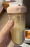 HEGEN海格恩儿童水杯喝水杯3-6岁小学生直饮喝奶瓶牛奶杯家用水瓶水壶 330ml 亲子喝水杯（粉色） 实拍图