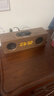 飞利浦（PHILIPS）蓝牙音箱电脑音响木质时钟家用桌面低音炮多媒体台式笔记本有线长条手机支架家居音响礼物SPA3909 实拍图