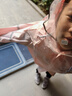 牧萌（moremerry）儿童雨衣男童女童学生上学带书包位女孩卡通雨披 元气粉加厚款3XL 实拍图