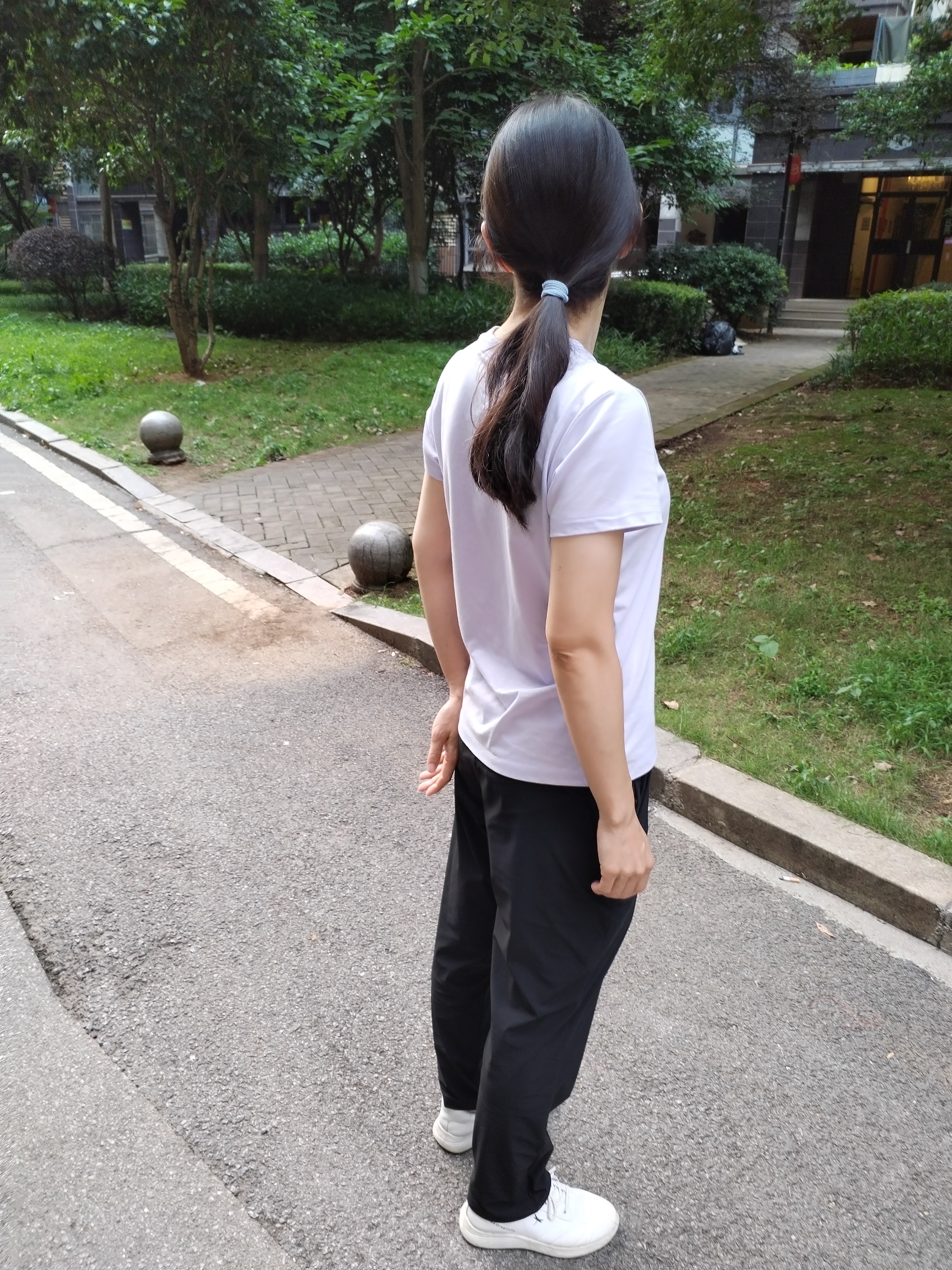 361°t恤衫女夏季新款潮流休闲宽松运动正肩上衣服短袖女装662629106-3 实拍图