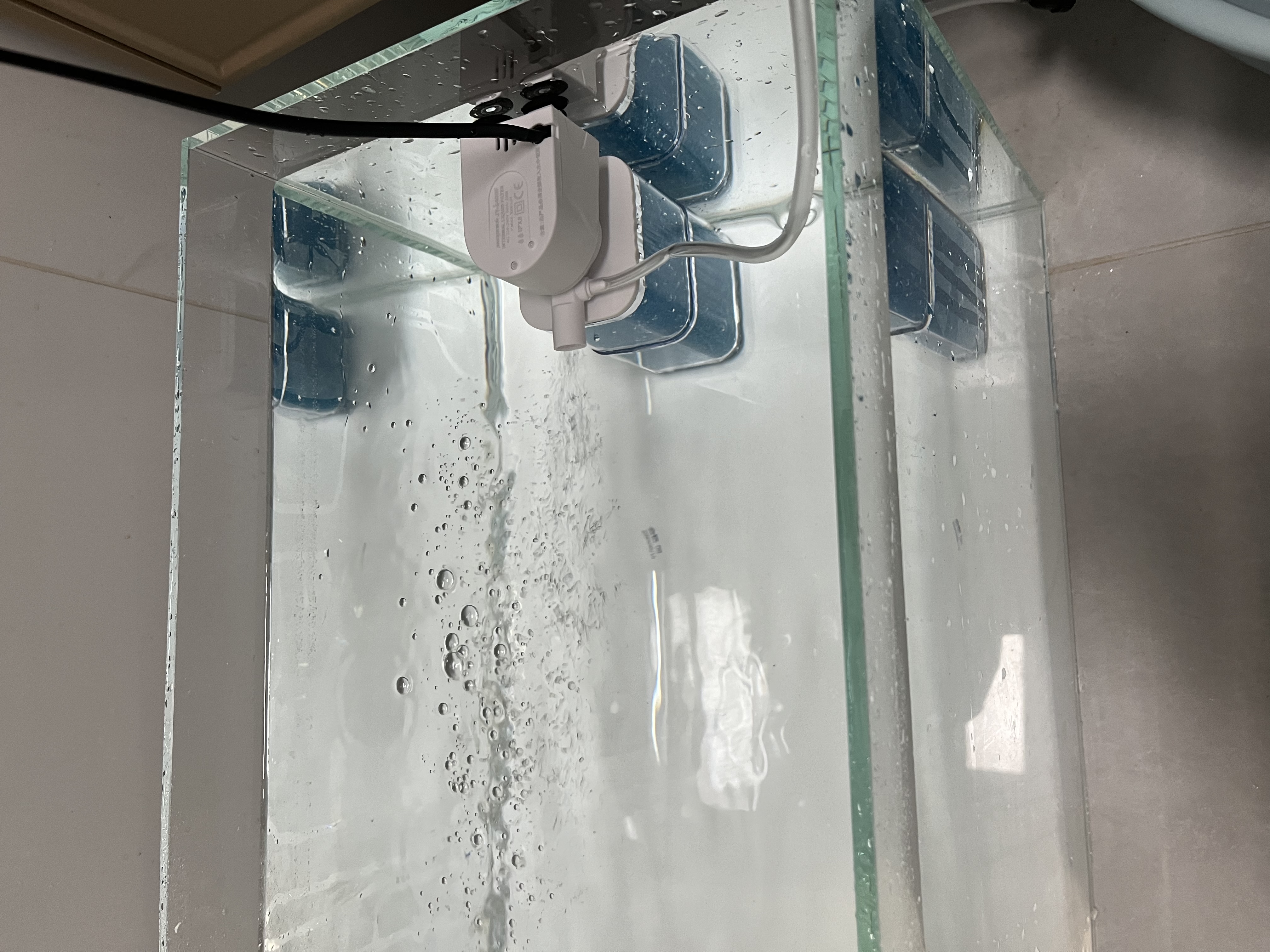 金晶超白鱼缸客厅桌面小鱼缸玻璃草缸龟缸懒人家用生态造景水族箱 长60CM宽30CM高30CM（厚度6MM） 金晶超白鱼缸裸缸 实拍图