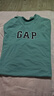 GAP男女装春季款纯棉字母logo短袖T恤常规上衣美版570044 霜蓝色 XL 美码 2XL亚洲码185/108A 【偏小，建议选大一码】 实拍图