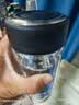 希乐玻璃杯双层玻璃水杯高颜值男士商务办公茶水分离杯便携泡茶杯子 实拍图