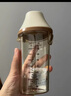 奶爸爸（Nicepapa）新生儿防胀气翻盖奶瓶宽口径PPSU3-7个月婴儿仿母乳奶嘴M码240ML 实拍图