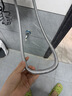 科固（KEGOO）花洒软管加密防爆双铜头4分淋浴喷头连接进水管不锈钢1.5米 K5076 实拍图