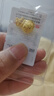 菜百首饰黄金吊坠 足金 双面福字福袋吊坠 礼物 祝福系列 HJ 足金吊坠（不含链） 约2.39g 实拍图