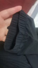 鸿星尔克针织运动裤透气男夏季新款速干吸湿梭织休闲直筒九分裤男士长裤 【梭织速干束脚裤】-正黑-2016 3XL 实拍图