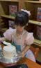 公主密码儿童节礼物发夹女公主蝴蝶结流苏夹子宝宝头饰后脑勺发卡女孩发饰 实拍图