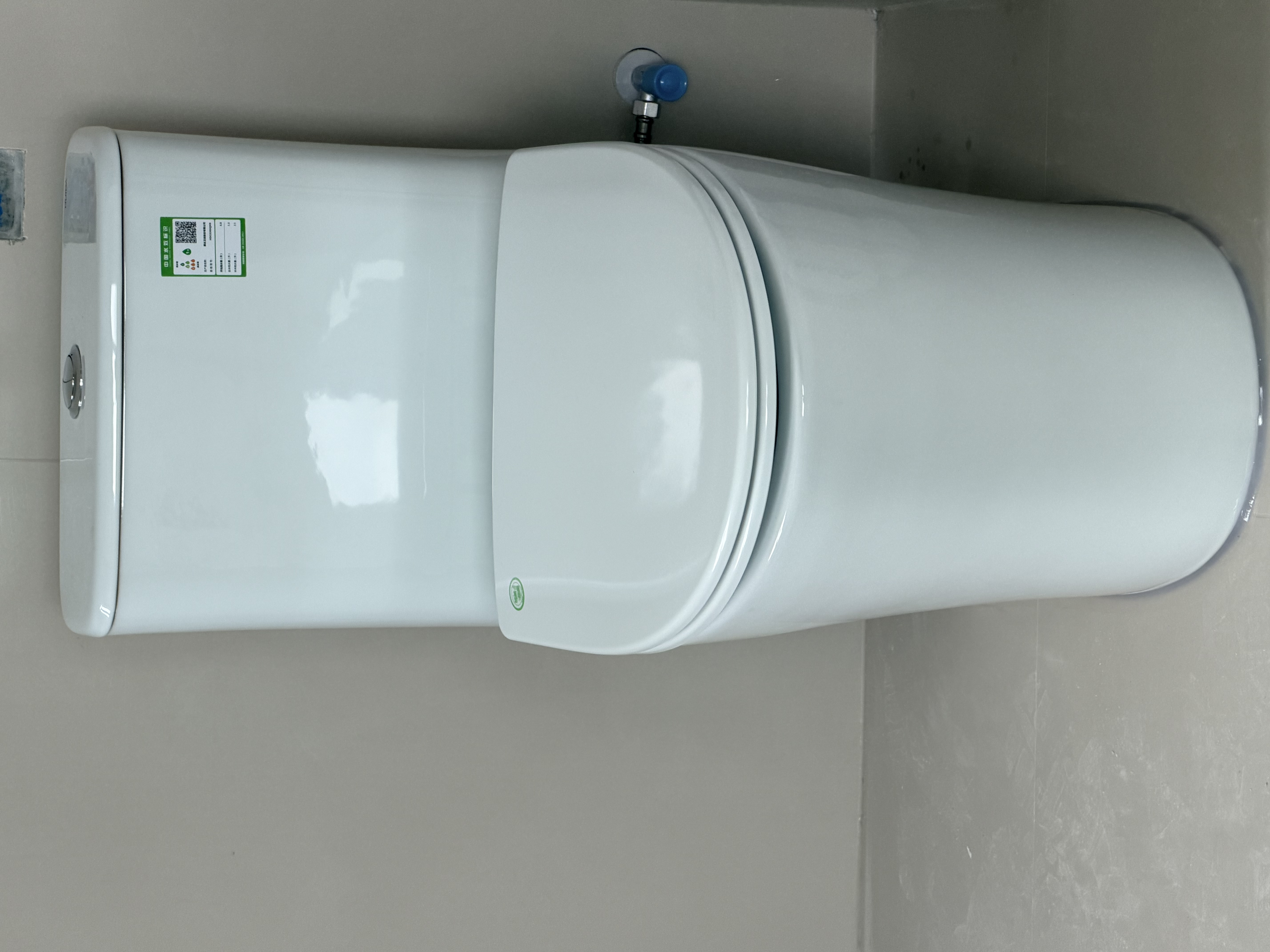 惠达（HUIDA）卫浴普通马桶家用卫生间陶瓷坐便器抽水虹吸式大冲力一级节水马桶 【无棱升级脲醛抗菌盖板】6360QN超漩虹吸-50mm大管径 坑距385以上选 400mm 实拍图