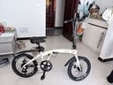 JEEP吉普折叠自行车带娃母子车20寸男女城市通勤折叠车亲子车-爱L200 胡椒白【经典款+全国7大仓就近发货】 20寸（建议身高145-185CM） 7速 实拍图