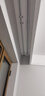 米华窗帘轨道可伸缩滑轨直轨静音打孔固定 顶装1.9米—3.6米 实拍图