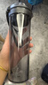 特百惠（Tupperware）晶彩MAX塑料杯600ml 男女士学生运动水杯子大容量泡茶杯 奶茶棕 实拍图