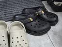 CROCS卡骆驰贝雅洞洞鞋轻便百搭男鞋一脚蹬洞洞鞋女拖鞋休闲鞋|10126 卵石色-2V3(含智必星) 40 (250mm) 实拍图