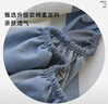 雅鹿a类全棉床笠单件180x200纯棉床单席梦思床垫床罩保护套单人床笠罩 蓝大格--A类母婴级 （水洗棉） 简约单床笠系列-- 150cm*200cm 实拍图