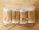 名创优品（MINISO）棉签便携装棉棒化妆掏耳棉花棒棉花签圆头+尖头双头设计200支*4袋 实拍图