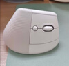 罗技（Logitech）Lift人体工学鼠标 垂直鼠标 小手鼠标 无线蓝牙鼠标 3台设备秒切换 带Logi Bolt接收器 白色 实拍图