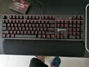 双飞燕（A4TECH）B975 104键 机械键盘 有线键盘机械键盘游戏电竞专用游戏光轴键盘 血手幽灵 光轴 枪声版黑色 有线 实拍图