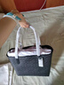 蔻驰（COACH）【品牌直供】女士CITY33大号手提单肩托特包CV976黑色老花礼物 实拍图