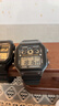 卡西欧（CASIO）小方块手表 ae1200电子表男款学生复古小银块石英表新款生日礼物 AE-1300WH-8A 实拍图