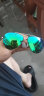 暴龙（BOLON） 暴龙眼镜太阳镜男时尚飞行员蛤蟆镜高清偏光驾驶镜墨镜BL8001 D70-镜框哑蓝/镜片绿色反光偏光 实拍图