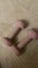 Keep哑铃女士健身家用彩色浸塑环保手铃亚铃全身塑形樱粉1kg*2 实拍图