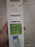 飞利浦（PHILIPS）电动牙刷头W2亮白型官方原装欧洲进口适配钻石1/3/3pro/CI/导航刷系列刷柄 3支装HX6063/67 白色 实拍图